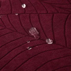 Water Resistant Jacquard Large Leaf Seat Covers for Dining Room Slightly Anti-splashing Small Seat Cushion Cover Anti-slip Elastic Anti-cat Scratching Seat Cover 1PC