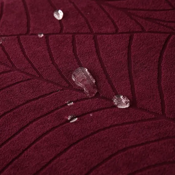 Water Resistant Jacquard Large Leaf Seat Covers for Dining Room Slightly Anti-splashing Small Seat Cushion Cover Anti-slip Elastic Anti-cat Scratching Seat Cover 1PC