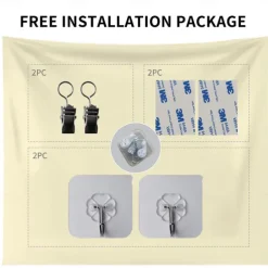 Watercolor Landscape Hanging Tapestry Chinese Style Wall Art Large Tapestry Mural Decor Photograph Backdrop Blanket Curtain Home Bedroom Living Room Decoration