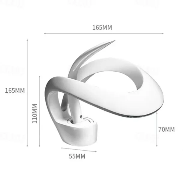 Waterfall Bathroom Sink Faucet, Centerset Curved Single Handle One Hole Bath Taps with Hot and Cold Water Switch, Ceramic Valve Insides