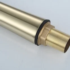 Waterfall Bathroom Sink Mixer Faucet, Mono Wash Basin Single Handle Basin Taps with Hot and Cold Hose Monobloc Vessel Water Brass Tap Deck Mounted