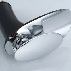 Waterfall Bathroom Sink Mixer Faucet, Mono Wash Basin Single Handle Basin Taps with Hot and Cold Hose Monobloc Vessel Water Brass Tap Deck Mounted