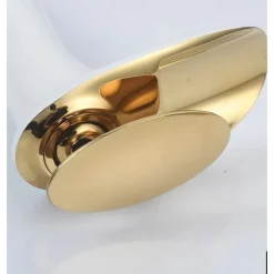 Waterfall Bathroom Sink Mixer Faucet, Mono Wash Basin Single Handle Basin Taps with Hot and Cold Hose Monobloc Vessel Water Brass Tap Deck Mounted