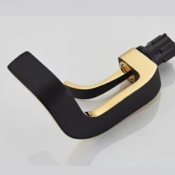 Waterfall Bathroom Sink Mixer Faucet Brass, Basin Taps Single Handle One Hole with Hot and Cold Hose Vessel Water Tap Deck Mounted