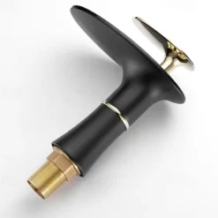 Waterfall Bathroom Sink Mixer Faucet Round, Wash Basin Taps Single Handle Washroom with Hot and Cold Hose Monobloc Vessel Water Brass Tap Deck Mounted