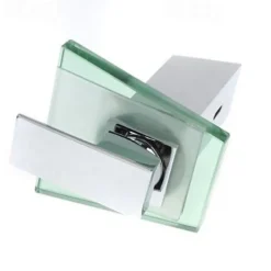 Waterfall Bathroom Sink Mixer Faucet Chrome, Led Faucet Lights Color Changing Battery Powered, Single Hole Single Handle Basin Taps, Brass Washroom Facuet with Glass Spout