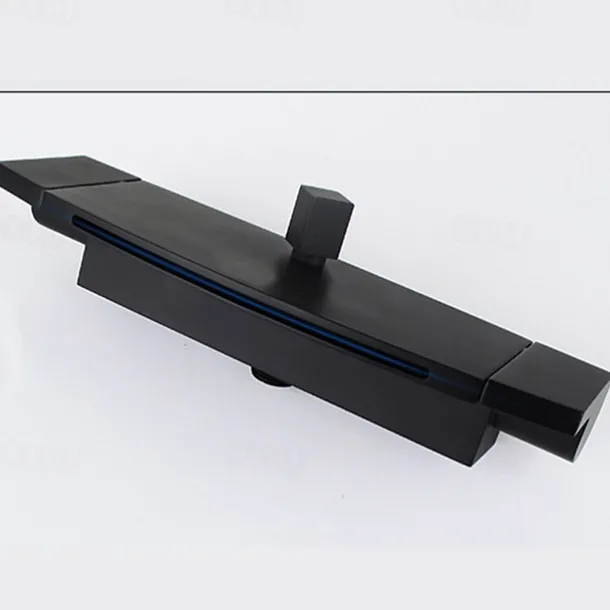 Waterfall Bathtub Faucet Bathroom Faucet Set Brass Wall Mounted Shower Facuet With Rain Hand Shower Waterfall Spout Tap