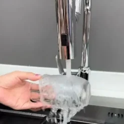 Waterfall Kitchen Faucet Sprayer, Stainless Steel 360 Rotatable, Anti-Splash Design, Durable and Easy to Clean, Universal Filter Extension