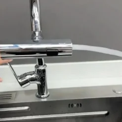 Waterfall Kitchen Faucet Sprayer, Stainless Steel 360 Rotatable, Anti-Splash Design, Durable and Easy to Clean, Universal Filter Extension