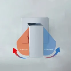 Waterfall Wall Mounted Bathroom Sink Mixer Faucet Matte Black, Solid Brass Basin Mixer Tap Single Handle One Lever Lavatory Taps Black Gold Chrome