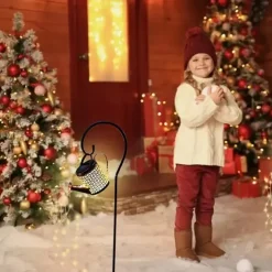 Watering Can Solar Lights Waterproof Copper Lights 36 LEDs for Outdoor Pathway Backyard Deck Lawn Patio Walkway 2 Modes Light Control