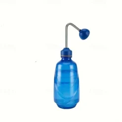 Watering Can with Detachable Shower Head - Flexible Long Nozzle, Squeeze Trigger, Transparent Plastic Plant Sprinkler for Indoor & Outdoor Gardening