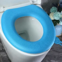 Waterpoof Soft Toilet Seat Cover Bathroom Washable Closestool Mat Pad Cushion O-shape U-shape Toilet seat Bidet Toilet Cover Accessories