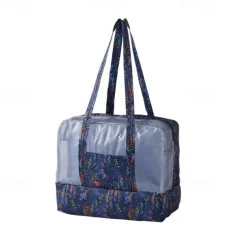 Waterproof Beach Swimming Gym Wet/Dry Separation Toiletry Bag, Shower Bath Clothing Bag for Dry and Wet Storage