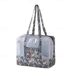 Waterproof Beach Swimming Gym Wet/Dry Separation Toiletry Bag, Shower Bath Clothing Bag for Dry and Wet Storage