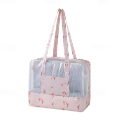 Waterproof Beach Swimming Gym Wet/Dry Separation Toiletry Bag, Shower Bath Clothing Bag for Dry and Wet Storage