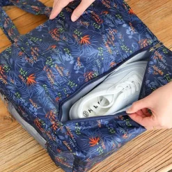 Waterproof Beach Swimming Gym Wet/Dry Separation Toiletry Bag, Shower Bath Clothing Bag for Dry and Wet Storage