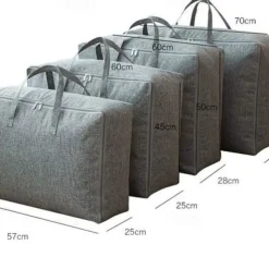 Waterproof Cotton Linen Press Line Storage Bag Finishing Bag Clothes Quilt Quilt Bag Stall Walking Oversized Moving Packing Bag