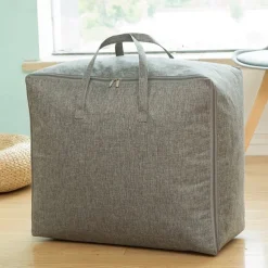 Waterproof Cotton Linen Press Line Storage Bag Finishing Bag Clothes Quilt Quilt Bag Stall Walking Oversized Moving Packing Bag