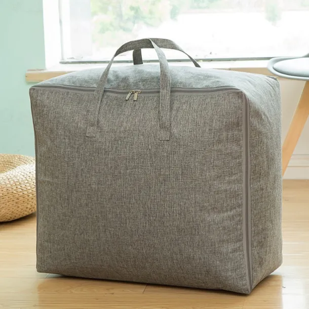Waterproof Cotton Linen Press Line Storage Bag Finishing Bag Clothes Quilt Quilt Bag Stall Walking Oversized Moving Packing Bag