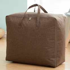 Waterproof Cotton Linen Press Line Storage Bag Finishing Bag Clothes Quilt Quilt Bag Stall Walking Oversized Moving Packing Bag
