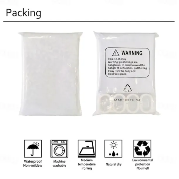 Waterproof Fabric Shower Curtain with Hooks 180cm*180cm(70"*70")Beach Fish Print for Bathroom Home Decor Covered Bathtub Curtains Liner