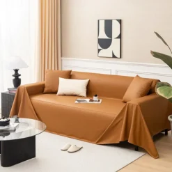 Waterproof Leather Sofa Cover Full-Coverage Anti-Cat Scratch Sofa Cover Cloth Padded Towel