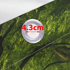 Waterproof Outdoor Curtain Privacy, Outdoor Shades, Sliding Patio Curtain Drapes, Pergola Curtains Grommet Forest For Gazebo, Balcony, Porch, Party