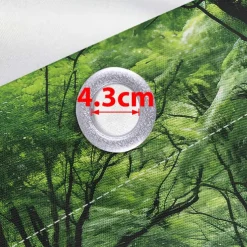 Waterproof Outdoor Curtain Privacy, Outdoor Shades, Sliding Patio Curtain Drapes, Pergola Curtains Grommet Forest Creek For Gazebo, Balcony, Porch, Party