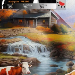 Waterproof Outdoor Curtain Privacy, Landscape Sliding Patio Curtain Drapes, Pergola Curtains Grommet For Gazebo, Balcony, Porch, Party