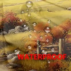 Waterproof Outdoor Curtain Privacy, Landscape Sliding Patio Curtain Drapes, Pergola Curtains Grommet For Gazebo, Balcony, Porch, Party