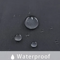 Waterproof Outdoor Curtain Privacy, Sliding Patio Curtain Farmhouse Drapes, Pergola Curtains Grommet For Gazebo, Balcony, Porch, Party, Hotel, 1 Panel