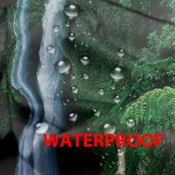 Waterproof Outdoor Curtain Privacy, Outdoor Shades, Sliding Patio Curtain Drapes, Pergola Curtains Grommet Forest Birds For Gazebo, Balcony, Porch, Party