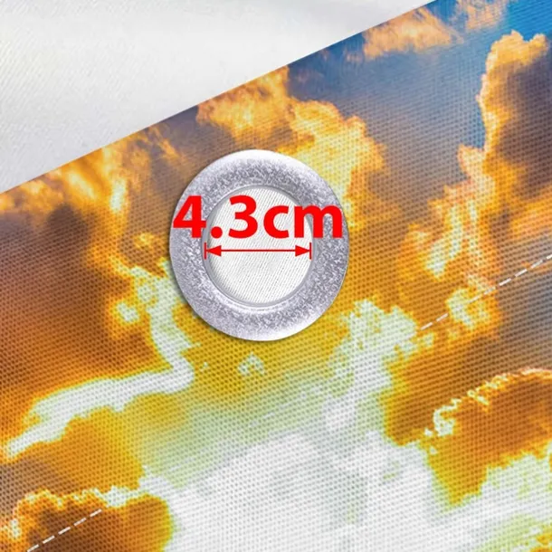 Waterproof Outdoor Curtain Privacy, Sliding Patio Curtain Drapes, Pergola Curtains Grommet 3D Summer Beach Sunset Landscape For Gazebo, Balcony, Porch, Party, 1 Panel