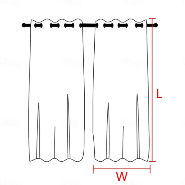 Waterproof Outdoor Curtain Privacy, Sliding Patio Curtain Drapes, Pergola Curtains Grommet Chinese Landscape For Gazebo, Balcony, Porch, Party, 1 Panel