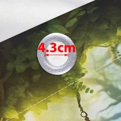 Waterproof Outdoor Curtain Privacy, Outdoor Shades, Sliding Patio Curtain Drapes, Pergola Curtains Grommet Mushroom Forest For Gazebo, Balcony, Porch, Party