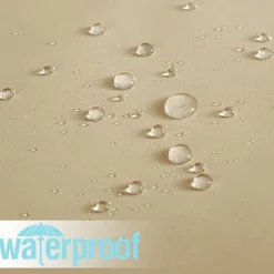 Waterproof Outdoor Curtain Privacy, Double Grommet(Top and Bottom) Sliding Patio Curtain Farmhouse Drapes, Pergola Curtains Grommet For Gazebo, Balcony, Porch, Party, Hotel, 1 Panel