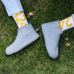 Waterproof Shoe Covers, Non-Slip Water Resistant Overshoes Silicone Rubber Rain Shoe Cover Protectors for Kids, Men, Women