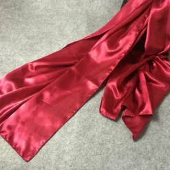 Wedding Bridal Satin Chiffon Evening Scarve for Women Silky Solid Color Shawl Wraps Stole For Weddings Bridal Bridesmaids Proms Parties