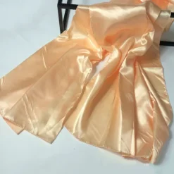 Wedding Bridal Satin Chiffon Evening Scarve for Women Silky Solid Color Shawl Wraps Stole For Weddings Bridal Bridesmaids Proms Parties