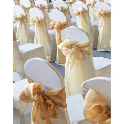 Wedding Chair Covers Stretchable Universal Fit Full Coverage Chair Slipcovers Perfect for Weddings, Banquets, and Events Durable and Wrinkle-Resistant Adds Elegance and Style to Any Occasion