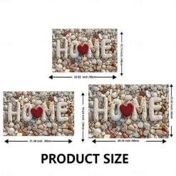 Wedding Cobblestone Home Doormat Kitchen Mat Floor Mat Non-Slip Area Rug Oil Proof Rug Indoor Outdoor Mat Bedroom Decor Bathroom Mat Entrance Rug