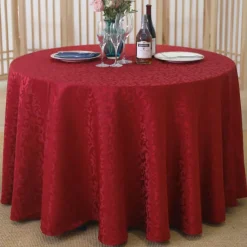 Wedding Decor Tablecloth Round Table Cloth Cover for Hotel Restrant Dining,Table Cloth for Harvest, Xmas Holiday, Winter, and Parties