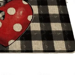 Wedding Heart Doormat Kitchen Mat Floor Mat Non-Slip Area Rug Oil Proof Rug Indoor Outdoor Mat Bedroom Decor Bathroom Mat Entrance Rug