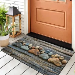 Wedding Love Cobblestone Doormat Kitchen Mat Floor Mat Non-Slip Area Rug Oil Proof Rug Indoor Outdoor Mat Bedroom Decor Bathroom Mat Entrance Rug