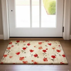 Wedding Red Hearts Doormat Non-Slip Oil Proof Rug Indoor Outdoor Mat Bedroom Decor Bathroom Mat Entrance Rug Door Mat
