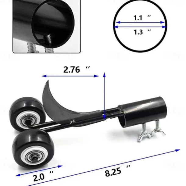 Weed Puller Tool with Wheels, Stand Up Weeding Tools for Garden Patio Backyard Lawn Sidewalk Driveways Weeds