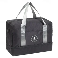 Weekender Bag Travel Duffel Bag with Shoe Compartment, Gym Bag with Wet Dry Separation for Women Men, Waterproof Luggage Bag with Wet-Dry Separation, Beach, Swimming & Fitness Organizer