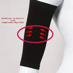 Weight Loss Arm Sleeves (Fit Up To 70kg) Shaper Massage Sleeves For Slimming Arms Fat Burning Running Arm Wraps