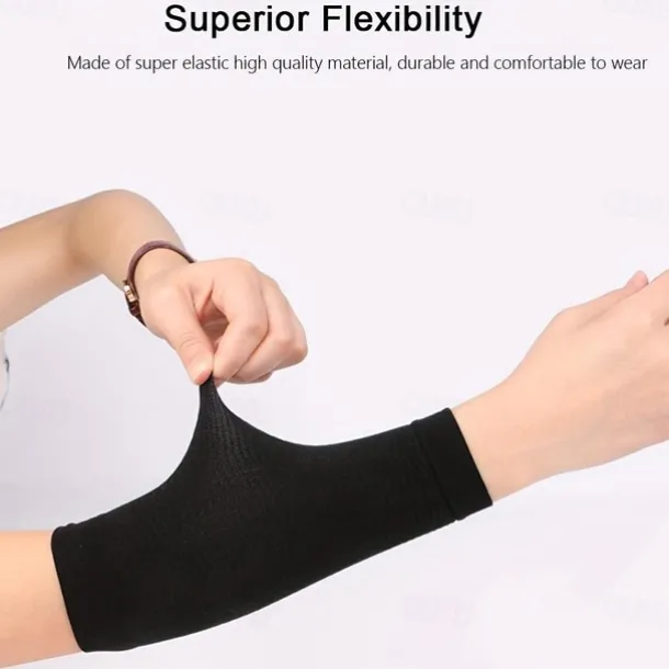 Weight Loss Arm Sleeves (Fit Up To 70kg) Shaper Massage Sleeves For Slimming Arms Fat Burning Running Arm Wraps